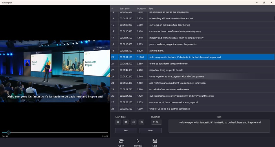 Transcriptor (Windows) 由: V3TApps