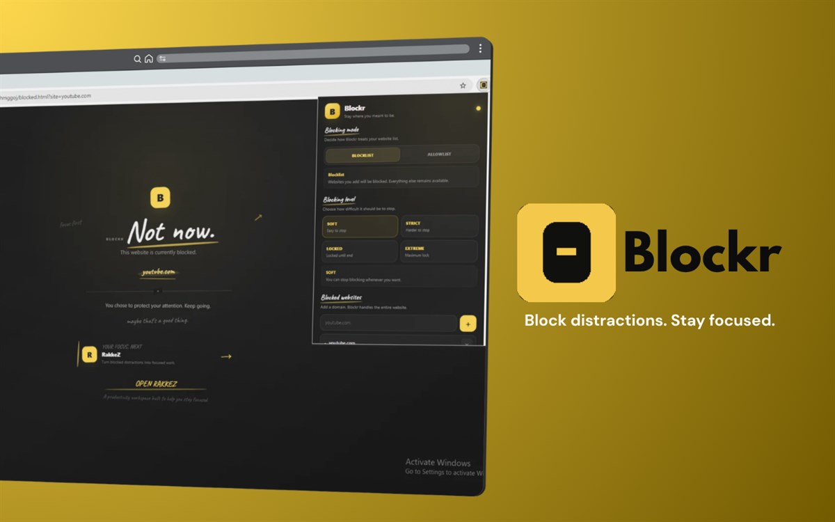 Blockr – Free Website & Distraction... Stats, Downloads & Safety Check ...