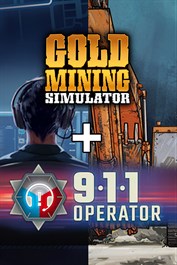 Paquete de Simuladores: Gold Mining Simulator y 911 Operator