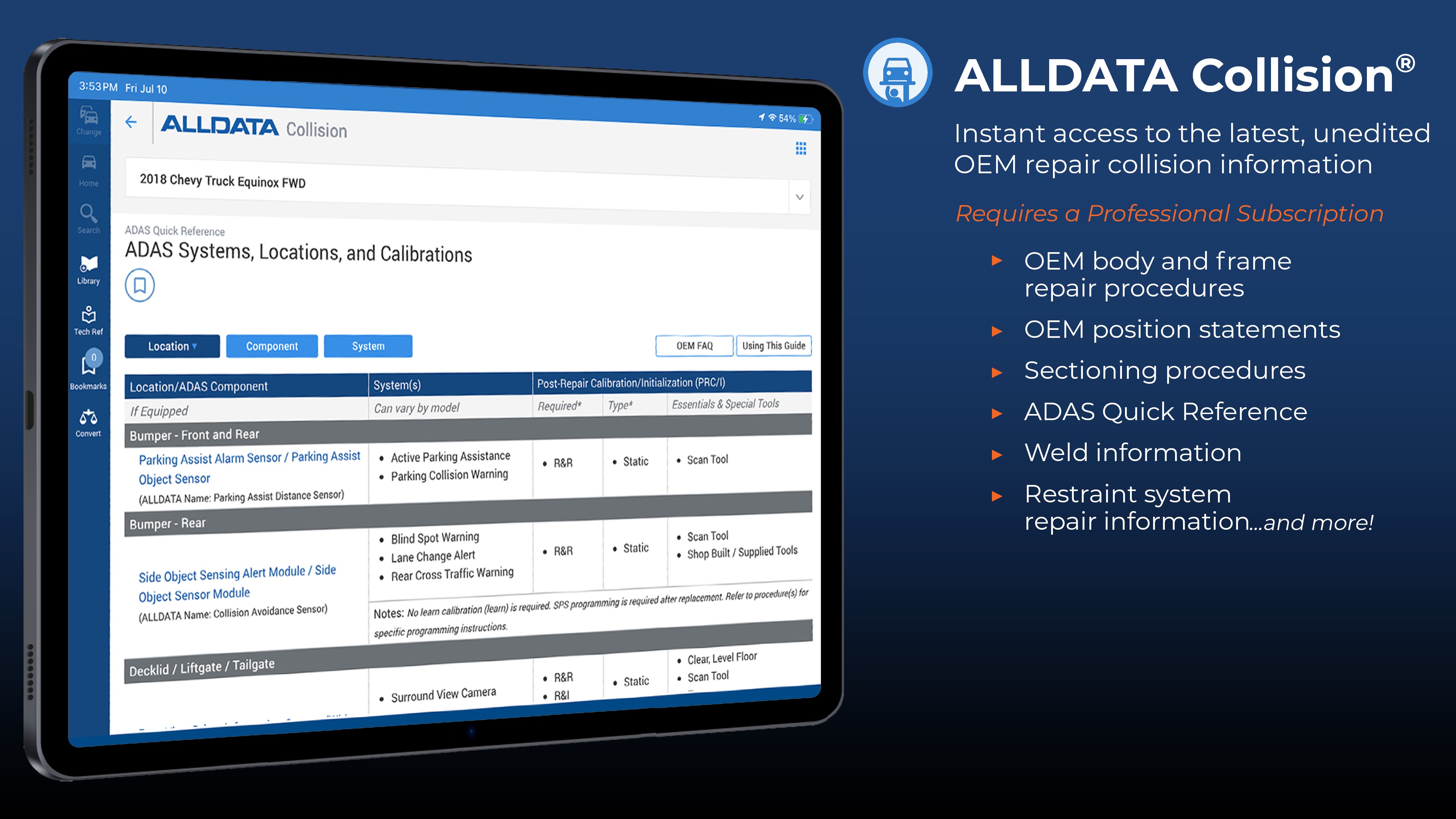 ALLDATA screenshot