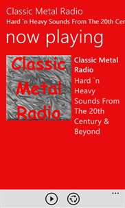 Classic Metal Radio screenshot 1