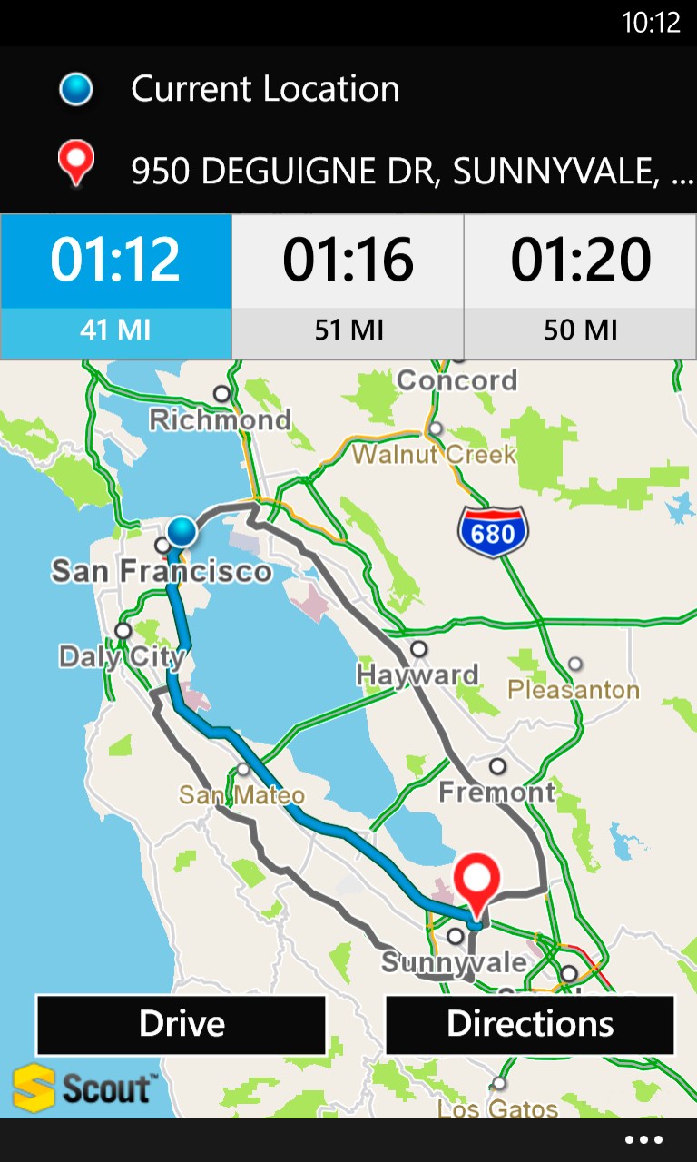 Scout GPS Maps for Windows 10 Mobile