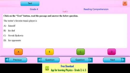 QVprep Lite Learn English Grade 4 screenshot 9