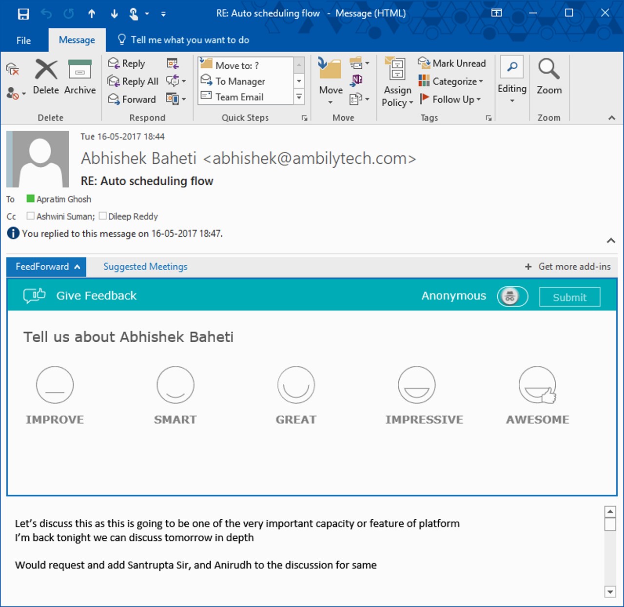 Snapshot 4 of FeedForward