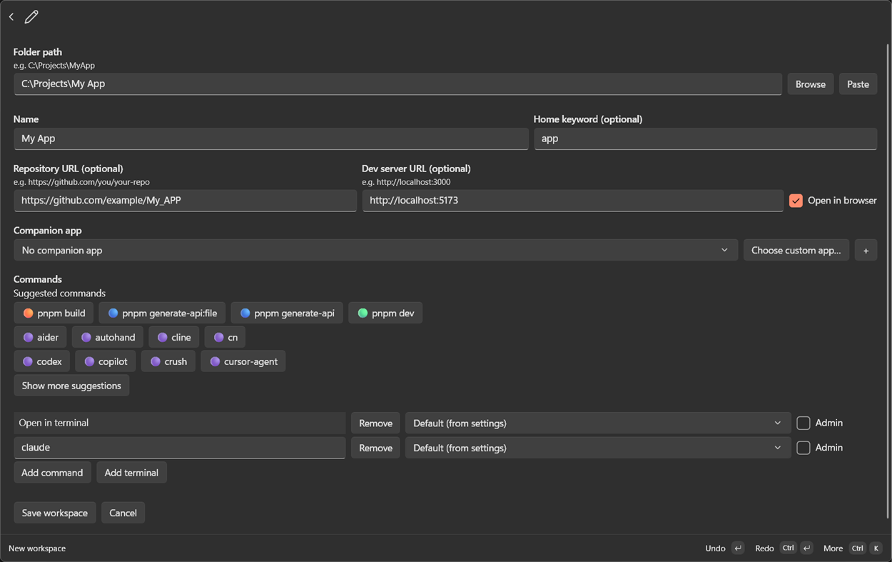 #4. Quick Shell for CmdPal (Windows) Von: tonythethompson