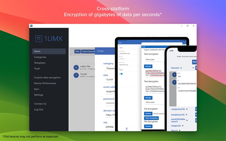 1LimX: Privacy Password Keeper, Encryption Tool - PC - (Windows)