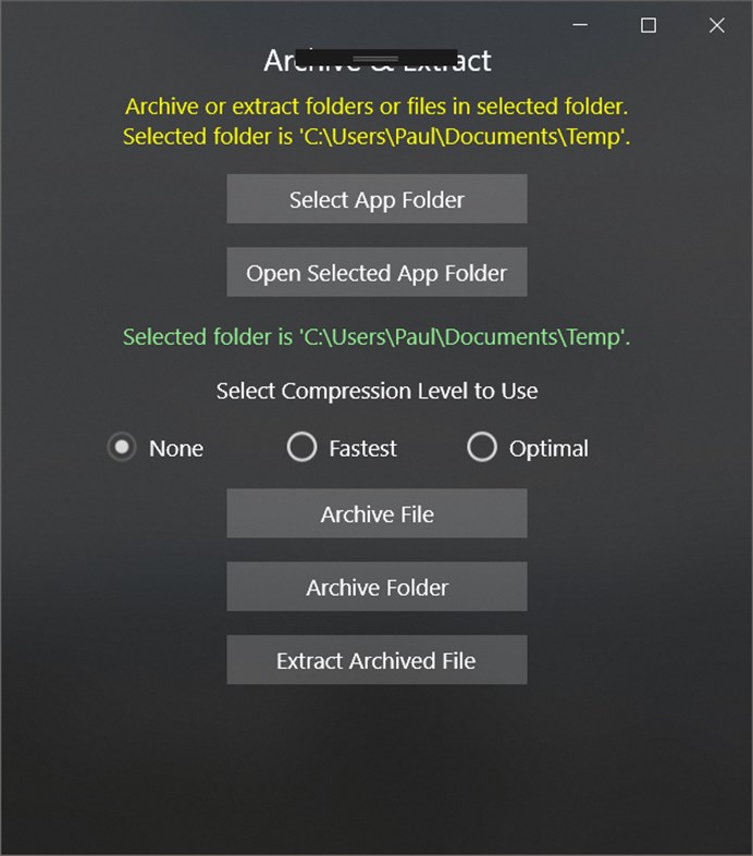 #2. Archive & Extract (Windows) 由: Paul Ghilino