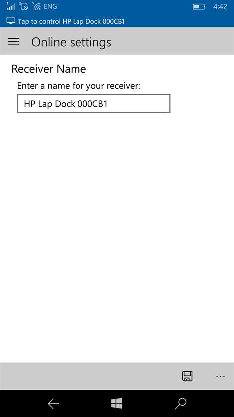 HP Lap Dock Wireless Settings Screenshots 1