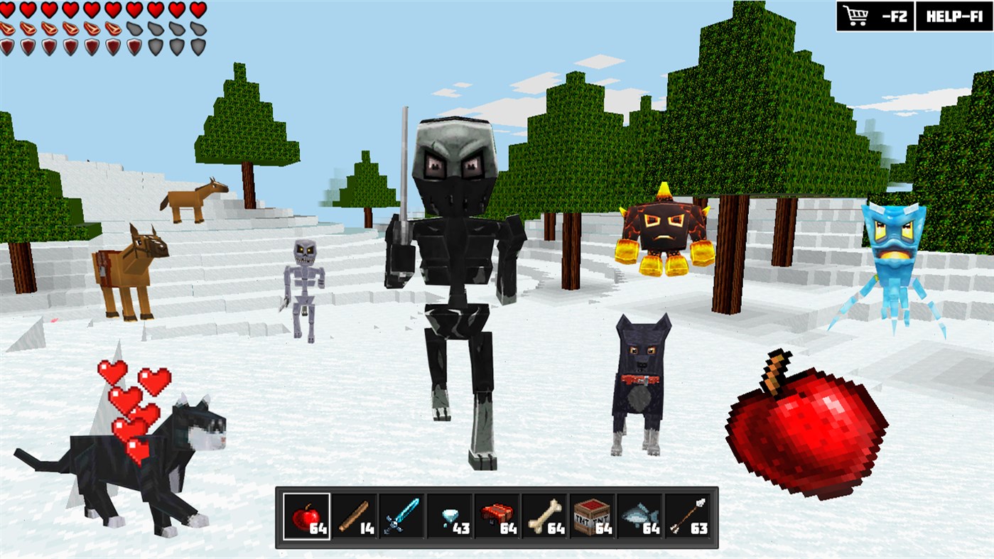 #6. World of Cubes Survival Craft (Windows) di: Solverlabs