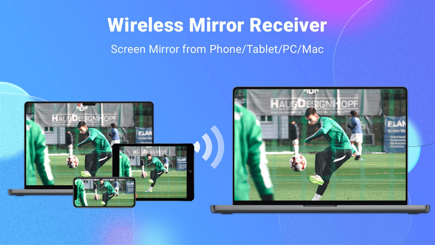 #1. SmartMirrorReceiver - Wireless Mirror & Cast to PC (Windows) di: 成都增强视图科技有限公司