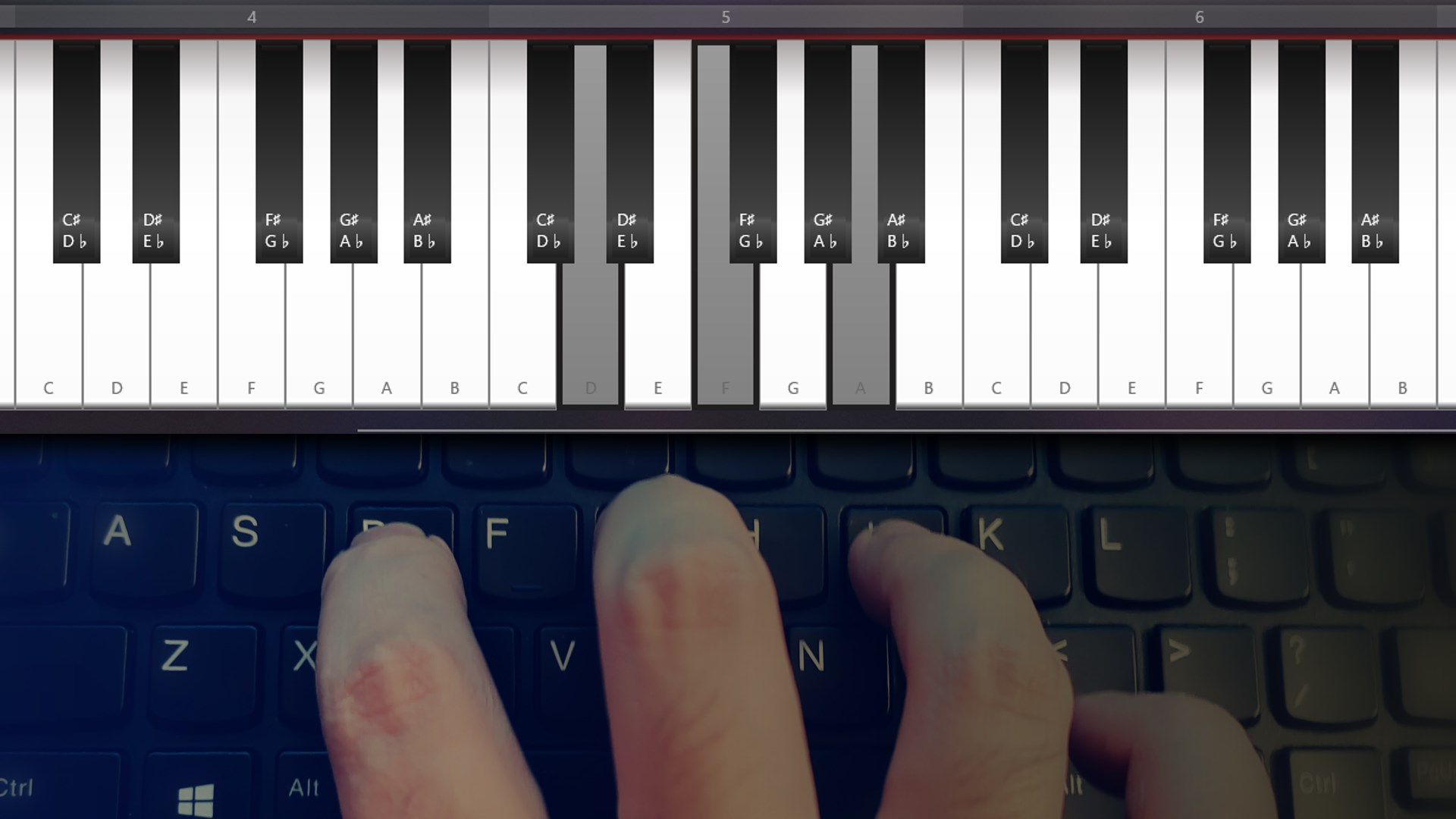 Midi Piano screenshot