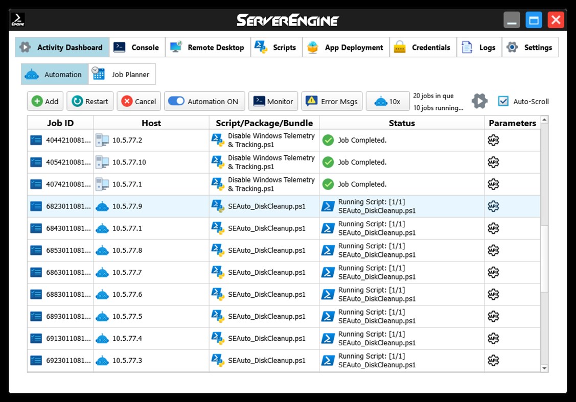 #1. ServerEngine (Windows) 由: CForce-IT, Claudio Orlando