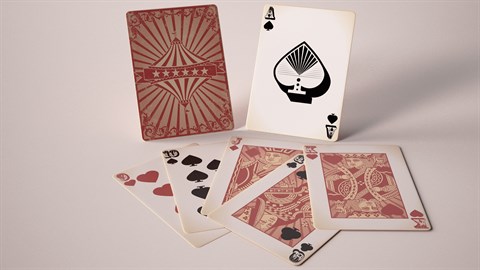 Cabecilha baralho de cartas