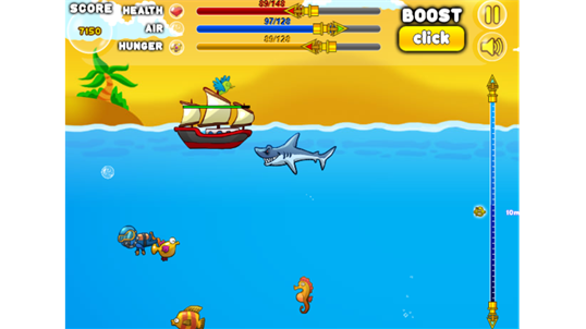 Hungry Angry Shark Evolution screenshot 2