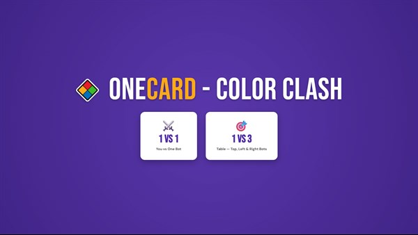 One Card: Color Clash — 3