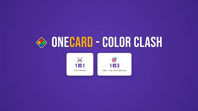 One Card: Color Clash screenshot 3
