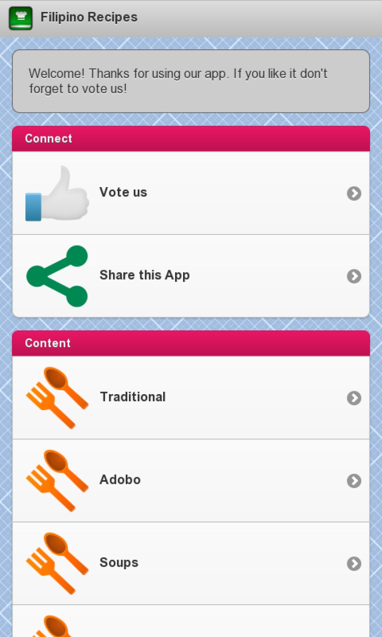 Use our app. Use our app