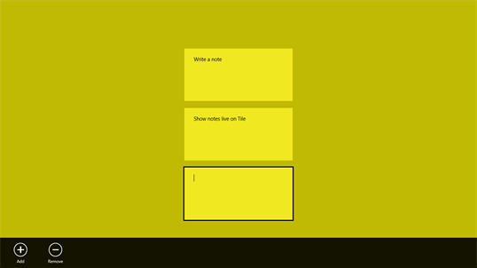 Yellow Note screenshot 1