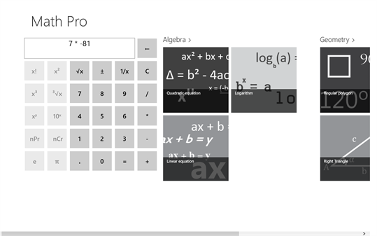 Math Pro screenshot 1