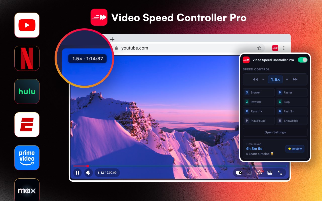 Video Speed Controller Pro
