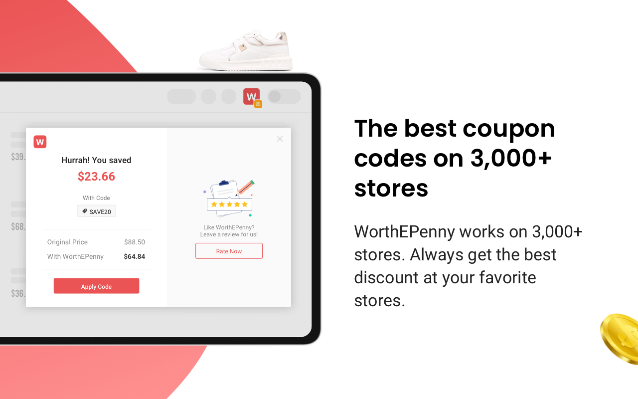 WorthEPenny: Automatic Coupons at Checkout