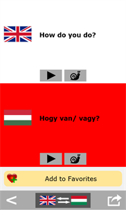 Hungarian talking phrasebook screenshot 3