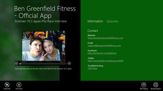 Ben Greenfield Fitness - Official App screenshot 2