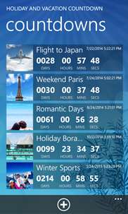 Holiday and Vacation Countdown Widget screenshot 7