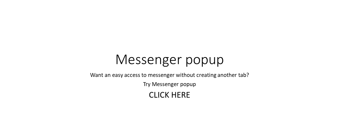 Messenger Popup marquee promo image