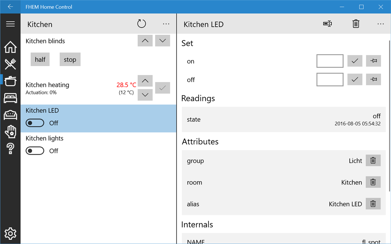 #1. FHEM Home Control (Windows) 来自: Philipp Pfeiffer