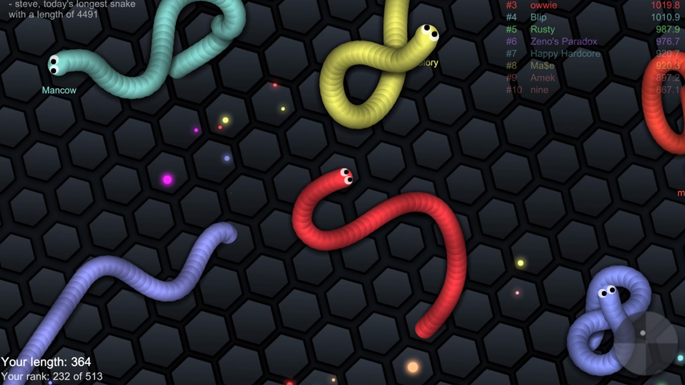Resultat d'imatges de SLITHER.IO APP