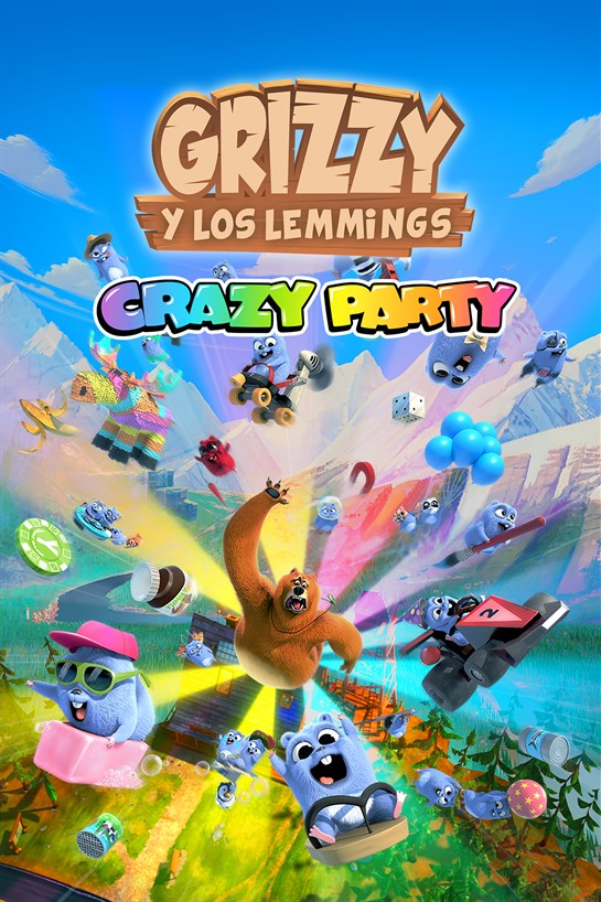 Foto en caja de Grizzy y los Lemmings - Crazy Party