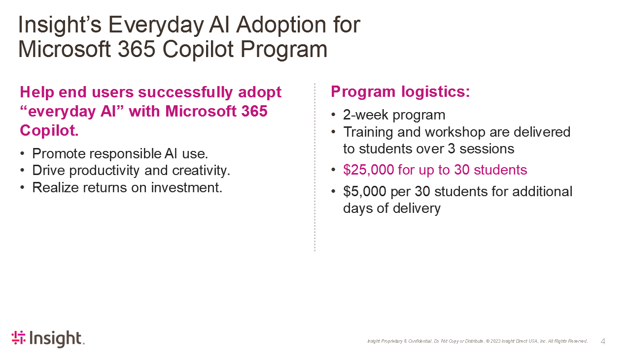 Snapshot 3 of Microsoft 365 Copilot Everyday AI Adoption: 2wks