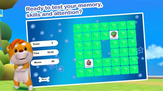 Dibidogs learning English memory game screenshot 2