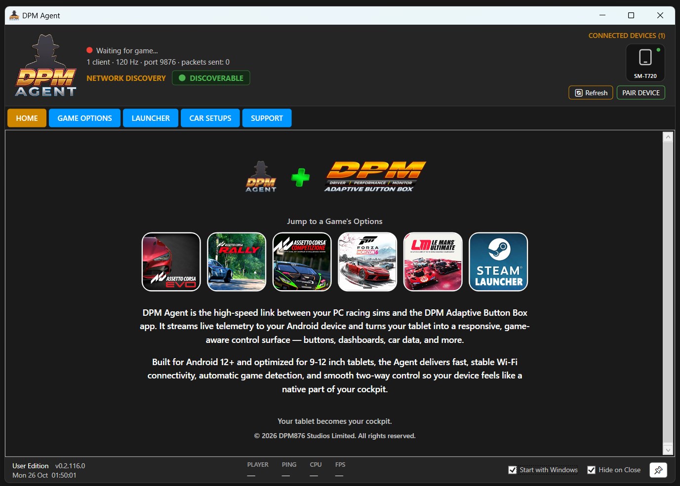 DPM Agent - User Edition screenshot