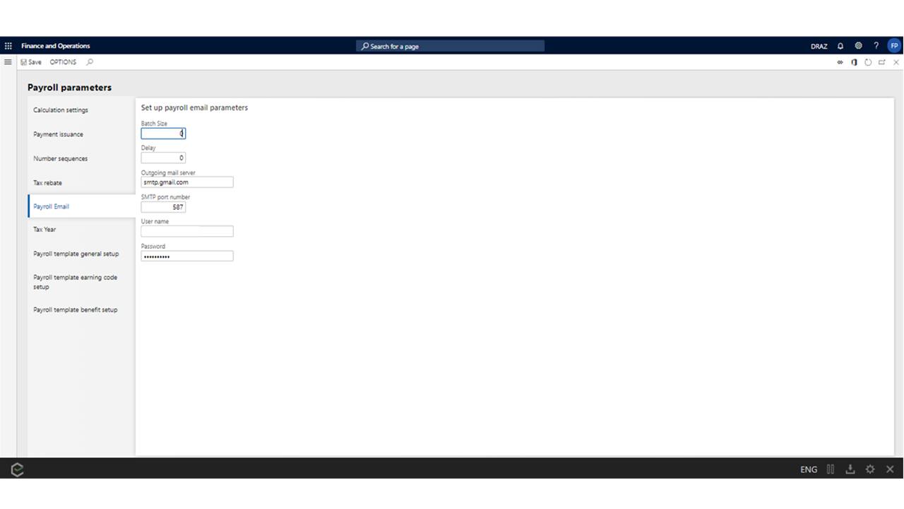 Snapshot 5 of Dynamics 365 Payroll: 6-Wk Implementation