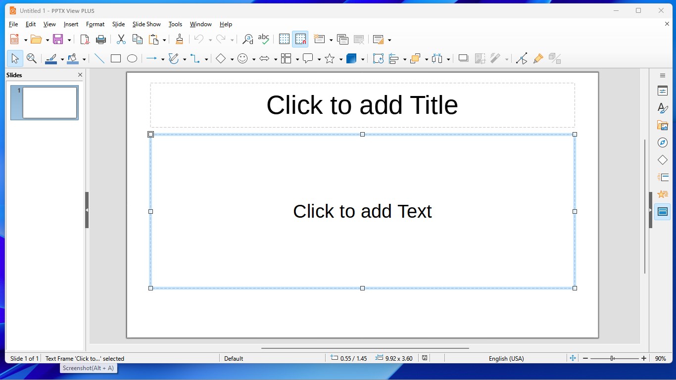PPTX View PLUS screenshot