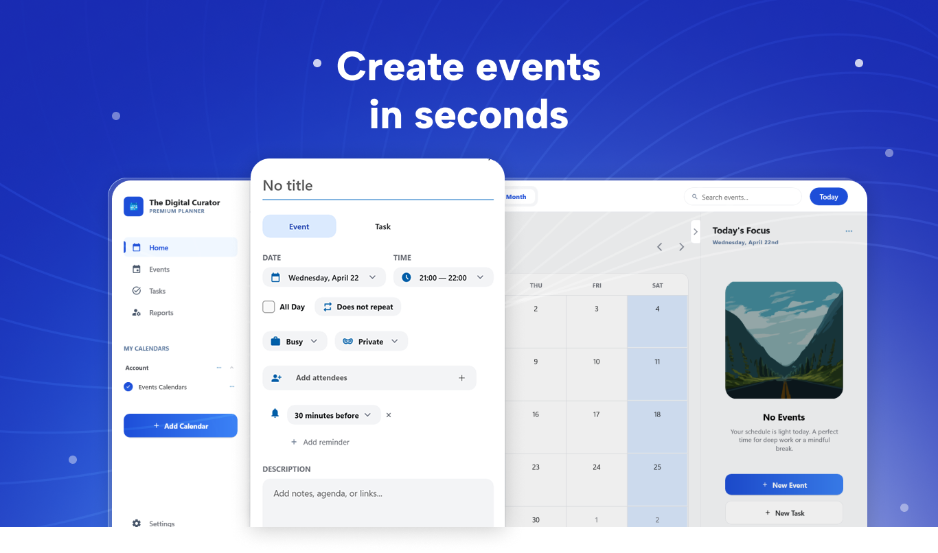 Calendar App for Google Calendar screenshot