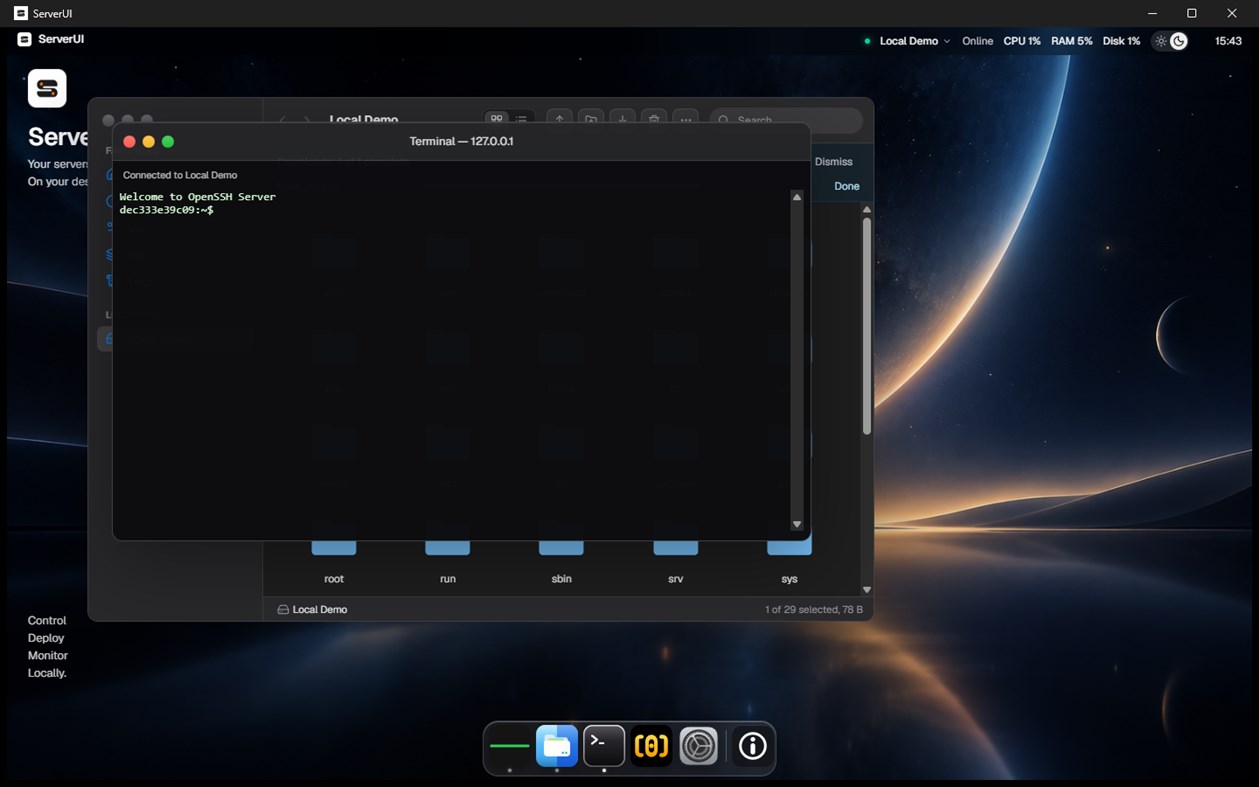 #4. ServerUI (Windows) Oleh: Skyrekon