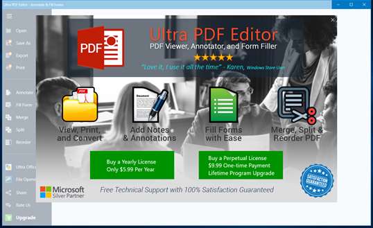 Ultra PDF Editor - Annotate & Fill, Split & Merge, & Convert screenshot 10