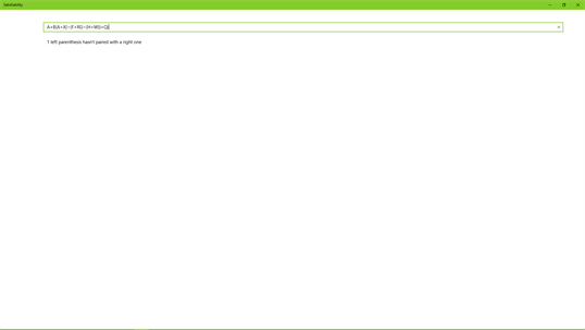Satisfiability screenshot 4