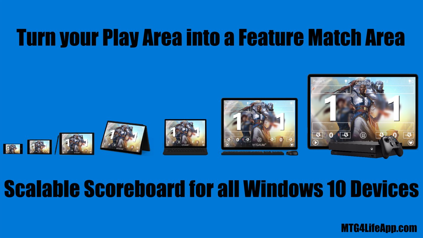 #1. MTG 4 Life (Magic The Gathering Life Counter) (Windows) 来自: Corleone Studios