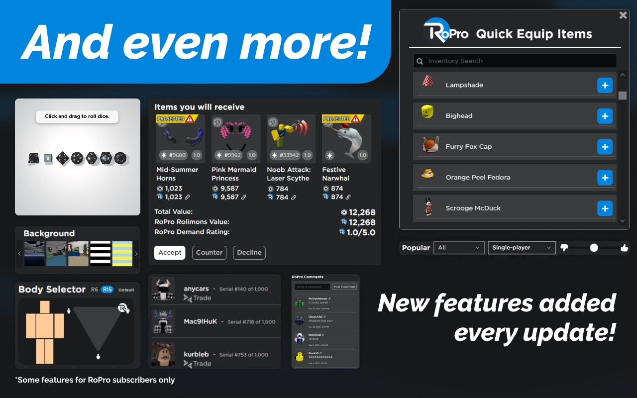 Roblox Ropro trading extension : r/RobloxTrading