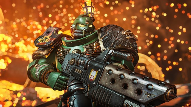 Warhammer 40,000: Space Marine 2 - Salamanders Cosmetic Pack screenshot 1