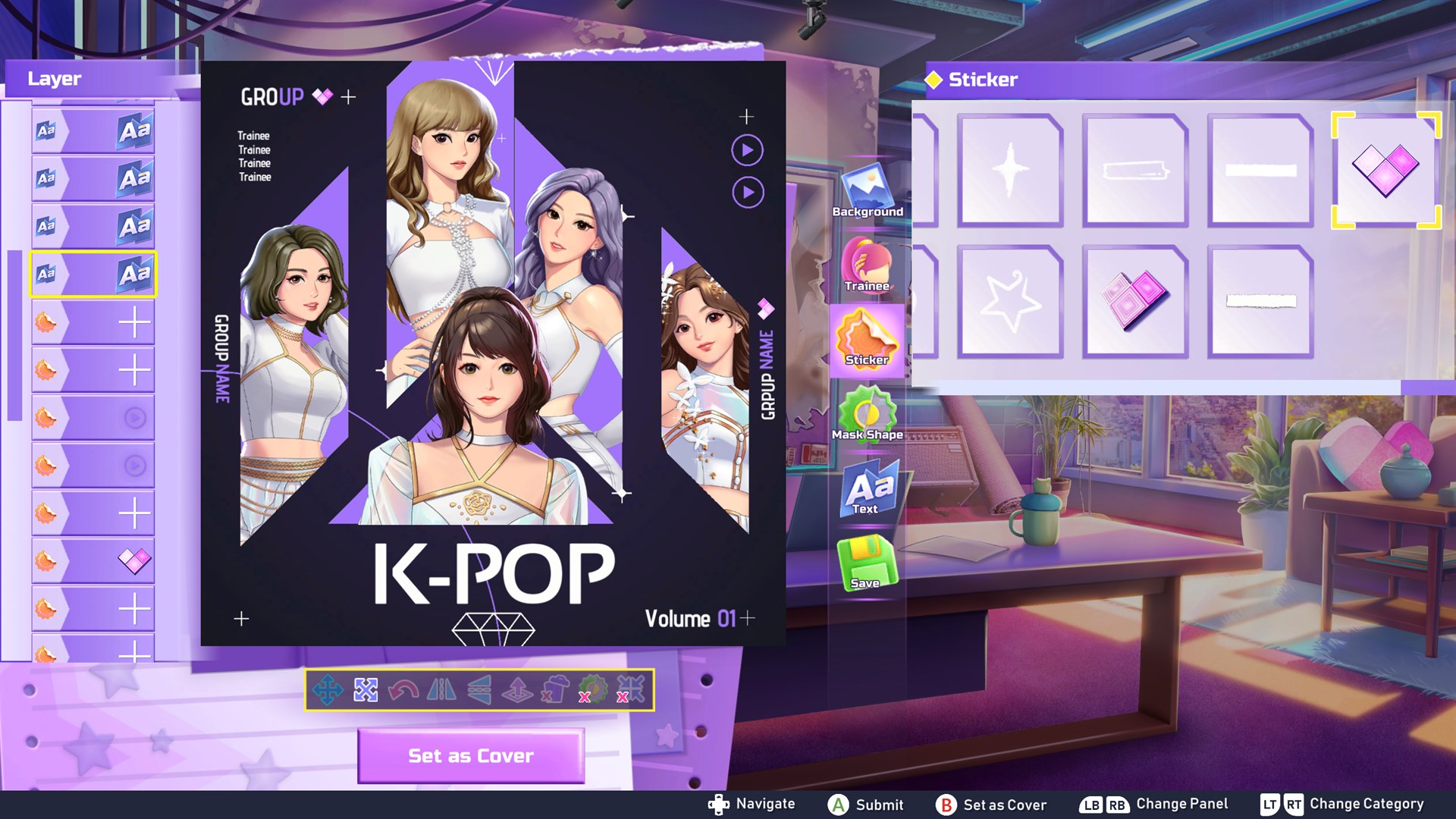 Screenshot 3 from K-Pop Idol Stories: Road to Debut