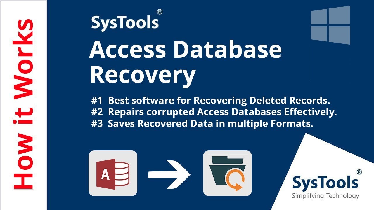Snapshot 1 of SysTools Access Recovery