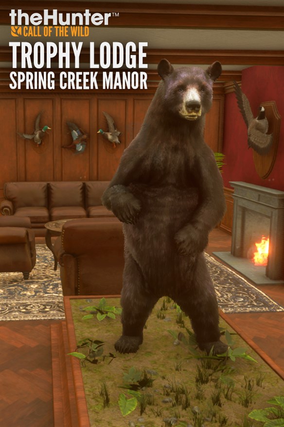 theHunter: Call of the Wild - Trophy Lodge Spring Creek Manor - Windows 10 Xbox Series X|S and Xbox One cover art