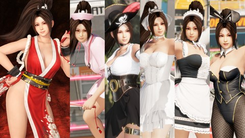 DOA6-Charakter Mai Shiranui + Debüt-Kostüm-Set