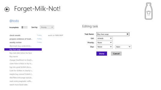 Forget-Milk-Not! screenshot 3