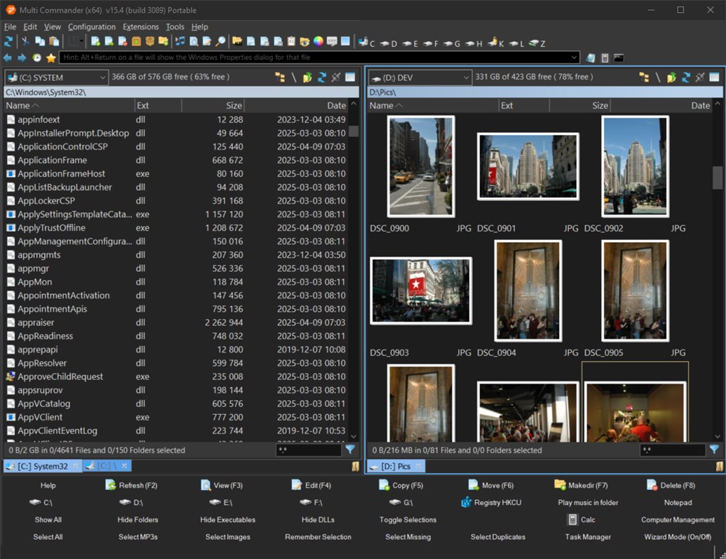 #9. MultiCommander SE (Store Edition) (Windows) 由: Mathias Svensson